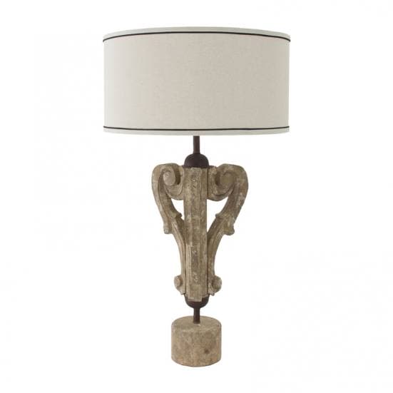 Comprar lámpara de mesa envejecida con detalles de estilo Art Deco de la marca Vical