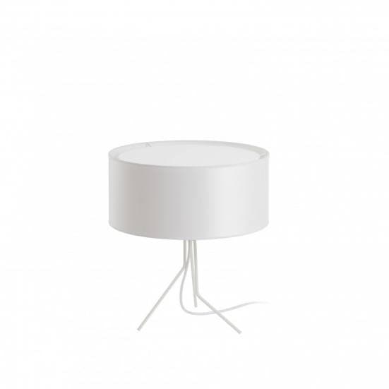 Lampara de mesa en color blanco diseno Diagonal Evo Novolux estilo contemporaneo