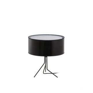 Lámpara de mesa en color negro diseño Diagonal Exo Novolux estilo contemporaneo