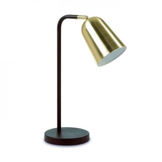 Lámpara de mesa fina con foco regulable. Diseño Astrid de Exo Novolux. Estilo contemporáneo.