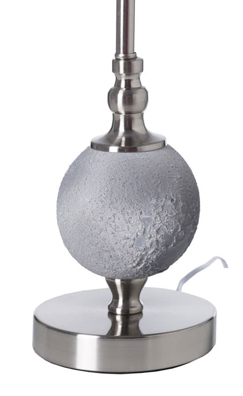 Comprar lámpara de mesa de color gris con pantalla de lino