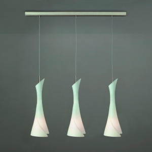 Lámpara de techo colgante tres luces zack mantra
