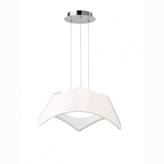 Lámpara de techo minimalista blanca maui Mantra