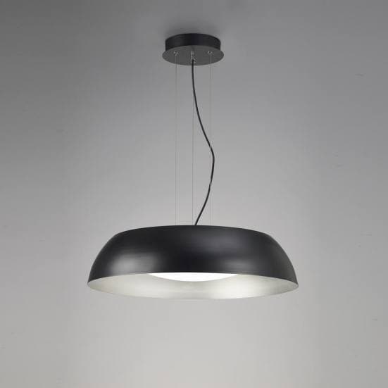 Lámpara de suspensión minimalista negra 60cm argenta Mantra