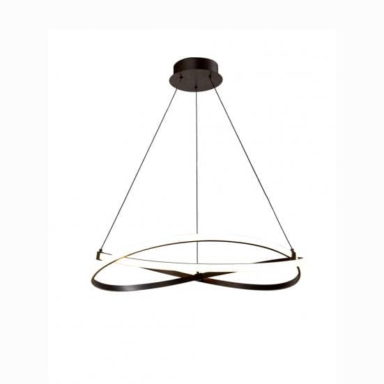 Lámpara de techo minimalista acabado hierro infinity forja Mantra 51m