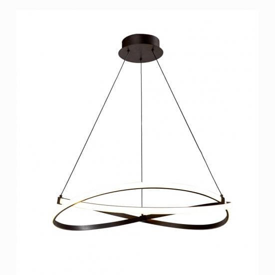 Lámpara de techo moderna acabado hierro infinity forja Mantra 71cm