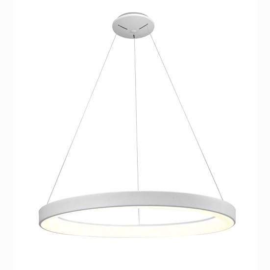 Lámpara de techo circular blanca niseko regulable mantra 90cm