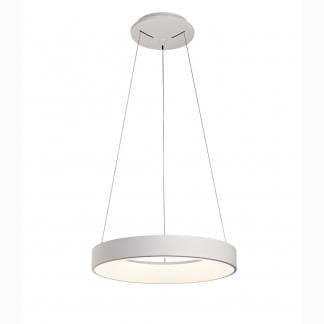 Lámpara de techo circular blanca regulable niseko Mantra 45cm