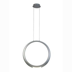 Lámpara de techo haro plateado ring Mantra