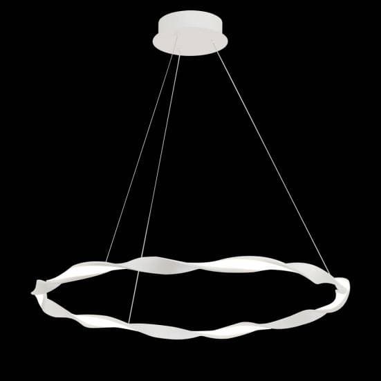 Lámpara de techo blanca madagascar mantra 76cm fondo negro