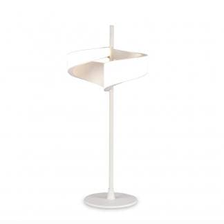 Lámpara de mesa estilo moderno blanca tsunami mantra