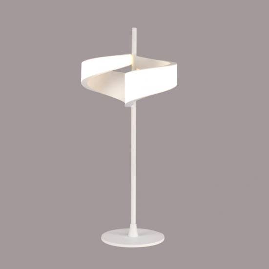 Lámpara de mesa estilo moderno blanca tsunami mantra led