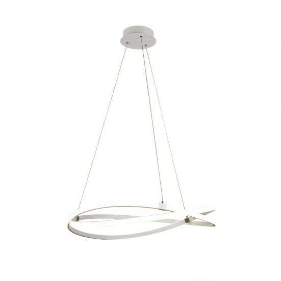 Lámpara de suspensión minimalista blanca infinity Mantra 71cm