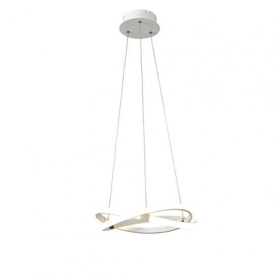 Lámpara de techo moderna blanca infinity Mantra 38cm