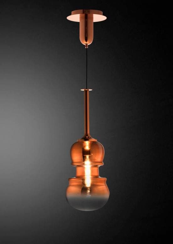 Lámpara de techo violín cobre sonata Mantra pequeño