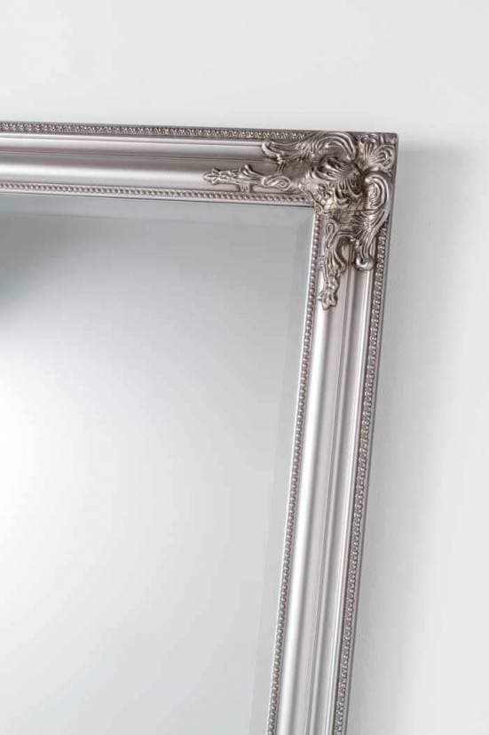 Espejo de pared plateado estilo clásico 1