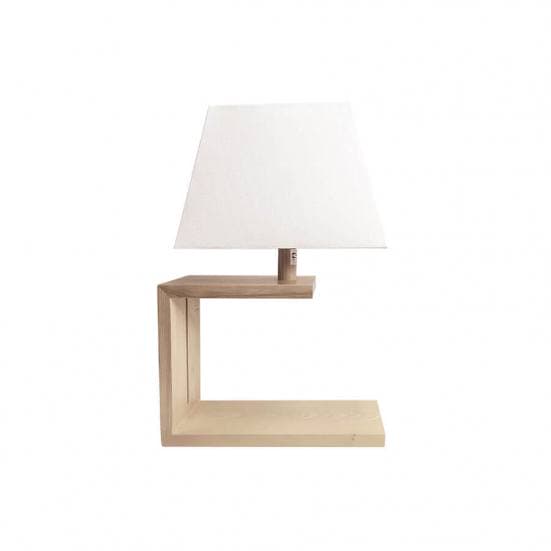 Lámpara de mesa de madera BOREAL
