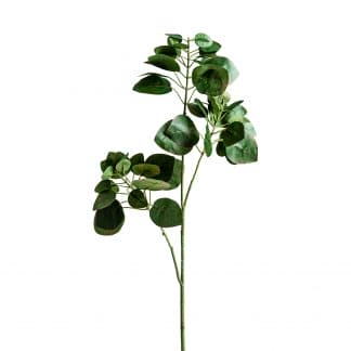 Planta hojas manzano, en color verde, de estilo clásico. Fabricado en plástico, combinado con poliéster.