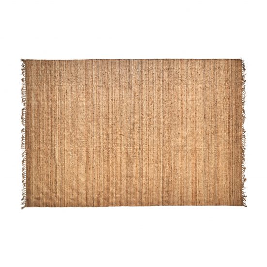 Alfombra rectangular elgin, en color marrón, de estilo vintage. Fabricado en yute.