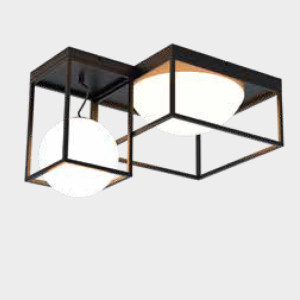 Semi Plafón 4 Luces