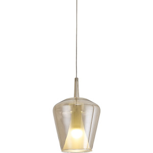 Colgante de campana de cristal 2.5M-E27