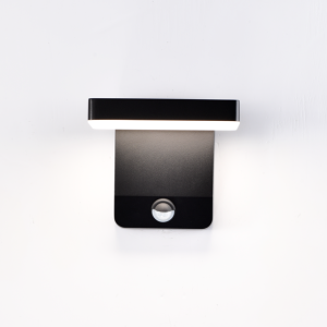 APLIQUE LED C/SENSOR 20W 3000K NEGRO