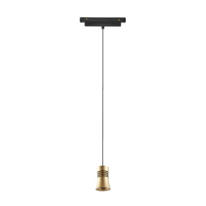 COLGANTE 12W NEGRO/ORO 3000K