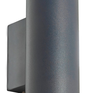 APLIQUE IP65 2L*GU10 GRIS OSCURO