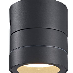 FOCO // APLIQUE IP65 1L*GX53 GRIS OSCURO