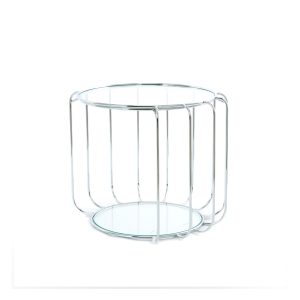 MESA AUX.·HADAS· ACERO Ø50