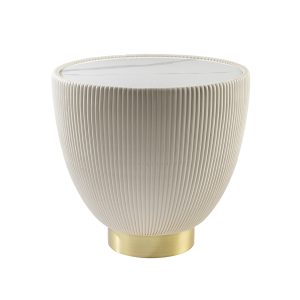 CANDY-MESA AUXILIAR BLANCO-LATON