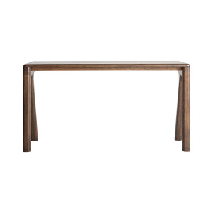 Escritorio wilsau de estilo contemporáneo, fabricado en madera de mango en color marrón con acabado natural. Producto desmontable.