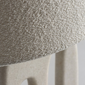 Lámpara De Sobremesa Prisca Gris Ricestone 47x28x82cm