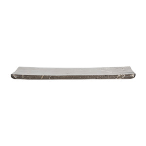 Bandeja legyeh, en color gris, de estilo art deco. Fabricado en mármol.