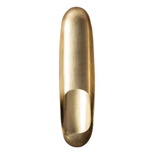 Aplique Carheline de estilo art deco, fabricado en hierro en color oro.