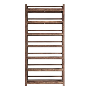 Estanteria Helmond de estilo rústico, fabricado en madera recuperada en color marrón.