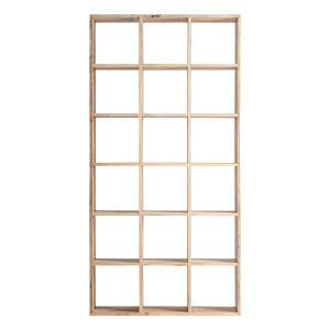 Estanteria Bayereut de estilo clásico, fabricado en madera de mango en color marrón claro.