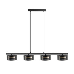 I3-OLAIA- LAMPARA 4L NEGRO-SMOKY