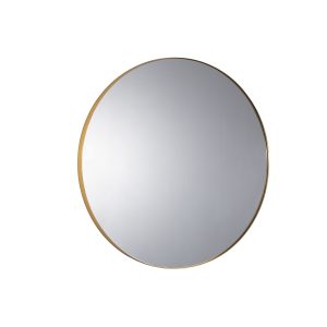 Espejo rectangular veresa de estilo art deco, fabricado en hierro en color oro con acabado viejo, combinado con espejo en color negro.