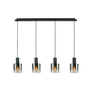 I3-VENIZE- LAMPARA 4L NEGRO-SMOKE