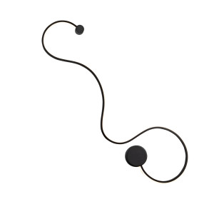 APLIQUE GRANDE·GRAFOS·NEGRO