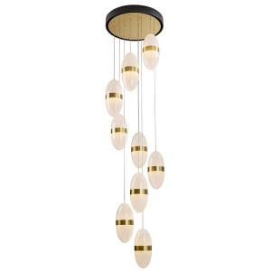 GARDEN- LAMPARA 9L NEGRO-BRONCE