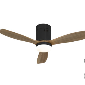 SIROCO MINI-VENTILADOR NEG/NOGAL DIM