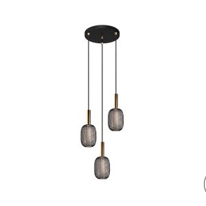 MICRON-LAMPARA 3L ORO/NEGRO