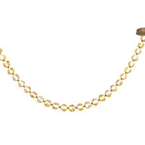ZARIA II -LAMPARA 29L- BRONCE/AMBAR DIM