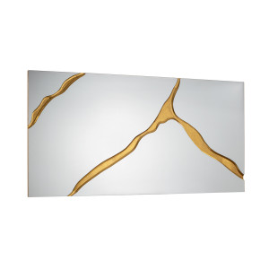 SURCOS II-ESPEJO PAN ORO 80X180