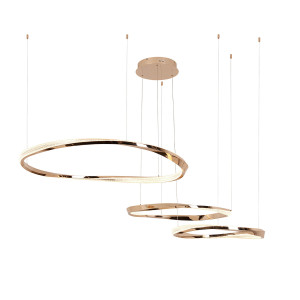 ORBITAS-LAMPARA 3 AROS ORO