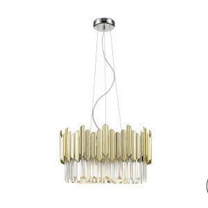 TIARA- LAMPARA 6L CROMO-ORO