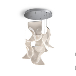 VELOS- LAMPARA 5L CROMO DIM