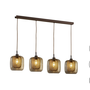 LAMPARA ·FOX· 4L CHOCOLATE DIMABLE